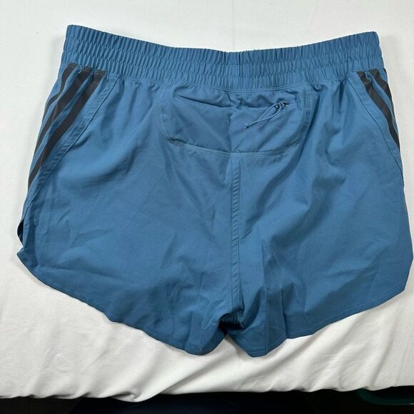 NWT Adidas Women’s Running 3” Shorts Athletic Blue - Size Medium - Picture 8 of 8